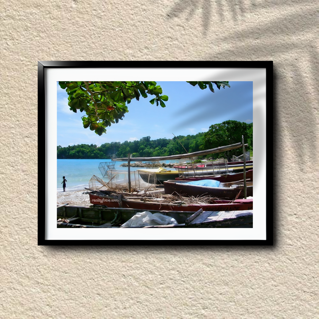 Resting Vessels by the Shore