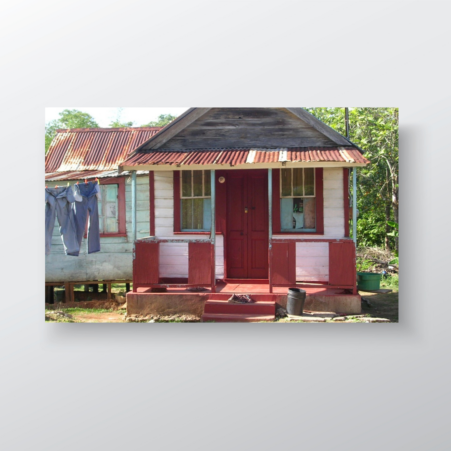 Framed Zinc Roof Verandah Country House