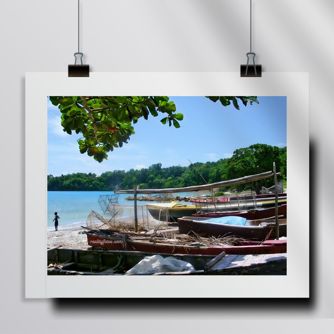 Resting Vessels by the Shore