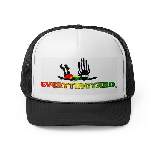 Cap showcasing Jamaican Culture - "EverytingYard" cap - Carry a piece of yard where ever you go.