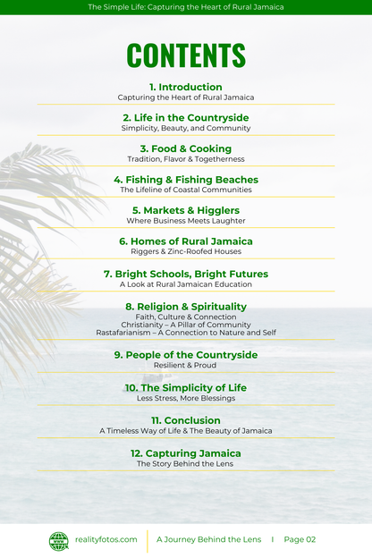 eBook - THE SIMPLE LIFE - Capturing the Heart of Rural Jamaica