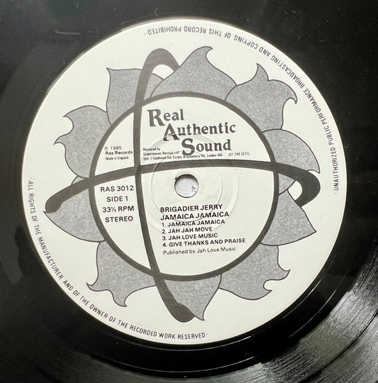 Brigadier Jerry – Jamaica Jamaica (White Label LP, RAS Records)